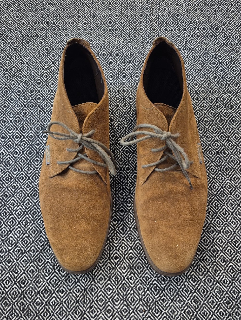 Mephisto Mens Claudio Brown Suede Ankle Boots Size 10 - Picture 3 of 12